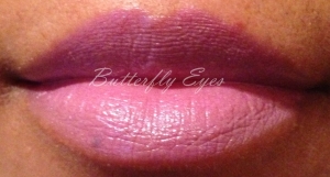 Lavender Whip (2013) - pulls slightly pink on my lips with a build-able semi-opaque look.